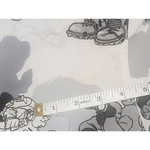 Raw Blue Military Men Button Up Collared Short Sleeved Shirt | Size Extra Large - Picture 5 of 8